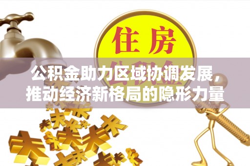 剑河公积金助力区域协调发展，推动经济新格局的隐形力量
