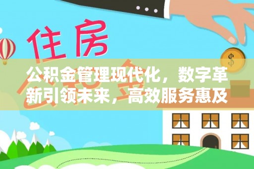 剑河公积金管理现代化，数字革新引领未来，高效服务惠及民生