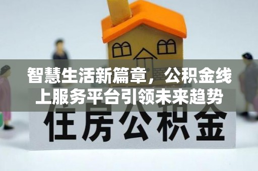 剑河智慧生活新篇章，公积金线上服务平台引领未来趋势